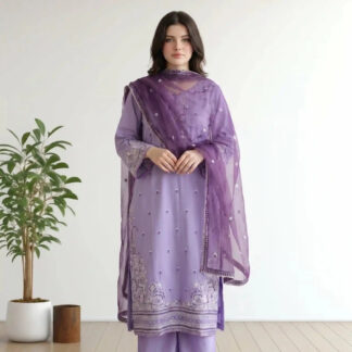 Afifa Embroidered - 3pc