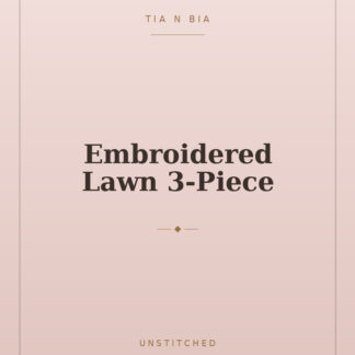 Embroidered Lawn 3-Piece — Unstitched