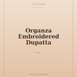 Organza Embroidered Dupatta