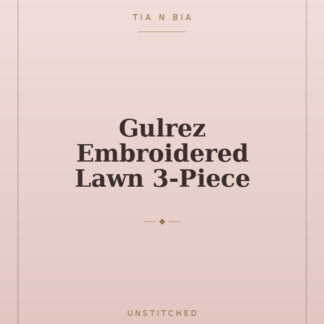 Gulrez Embroidered Lawn 3-Piece