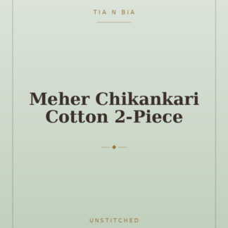 Meher Chikankari Cotton 2-Piece