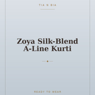 Zoya Silk-Blend A-Line Kurti